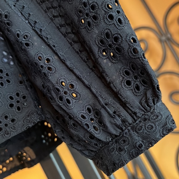 MADEWELL Eyelet Double Tie Peasant Top - Picture 3 of 8